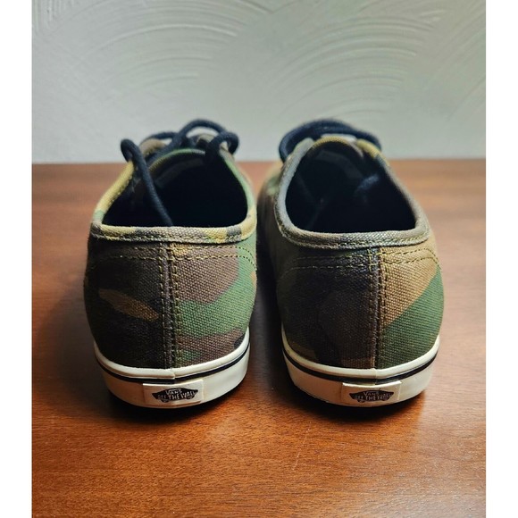 VANS Off The Wall TB9C Camo Low Lace Up Sneaker Shoes Womens Sz 6.5 Mens 5 - Picture 5 of 8